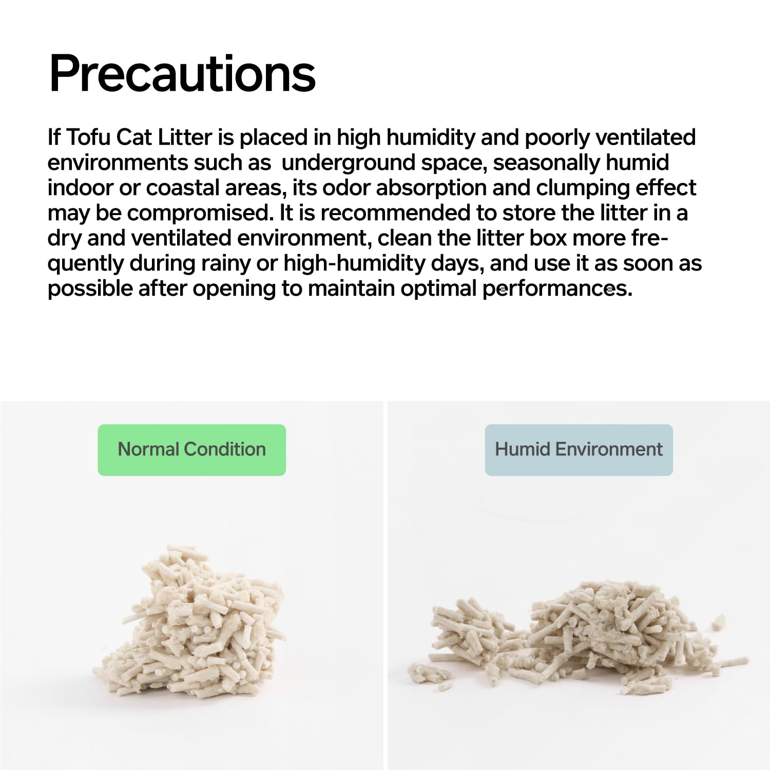Pidan tofu cat litter low-tracking to minimize scatter.