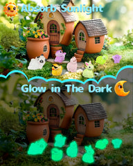 Piemow waterproof resin figures: durable for outdoor fairy garden setups.