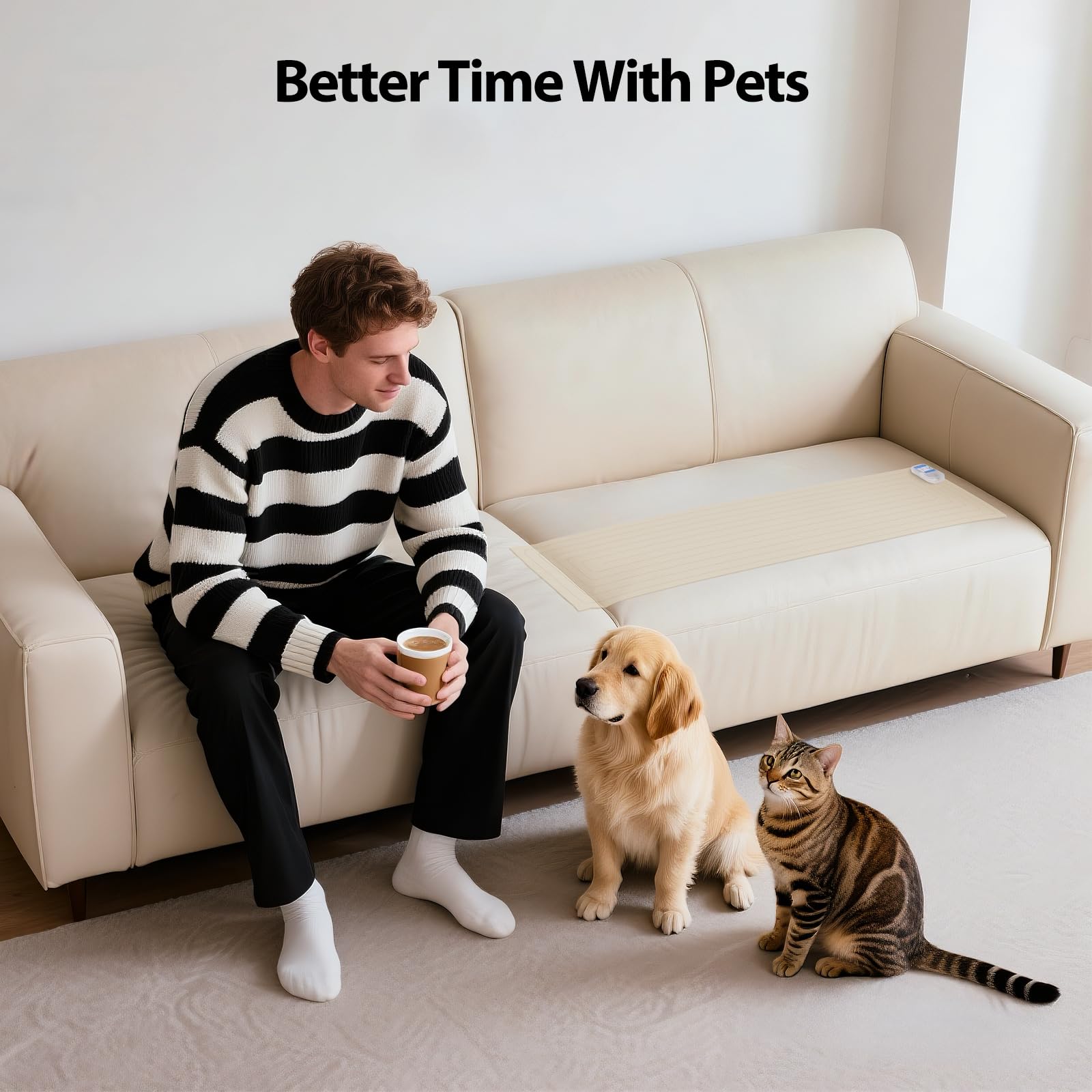 Pietenjoy 60x12 mat fits couches, car seats, and counters for versatile protection.