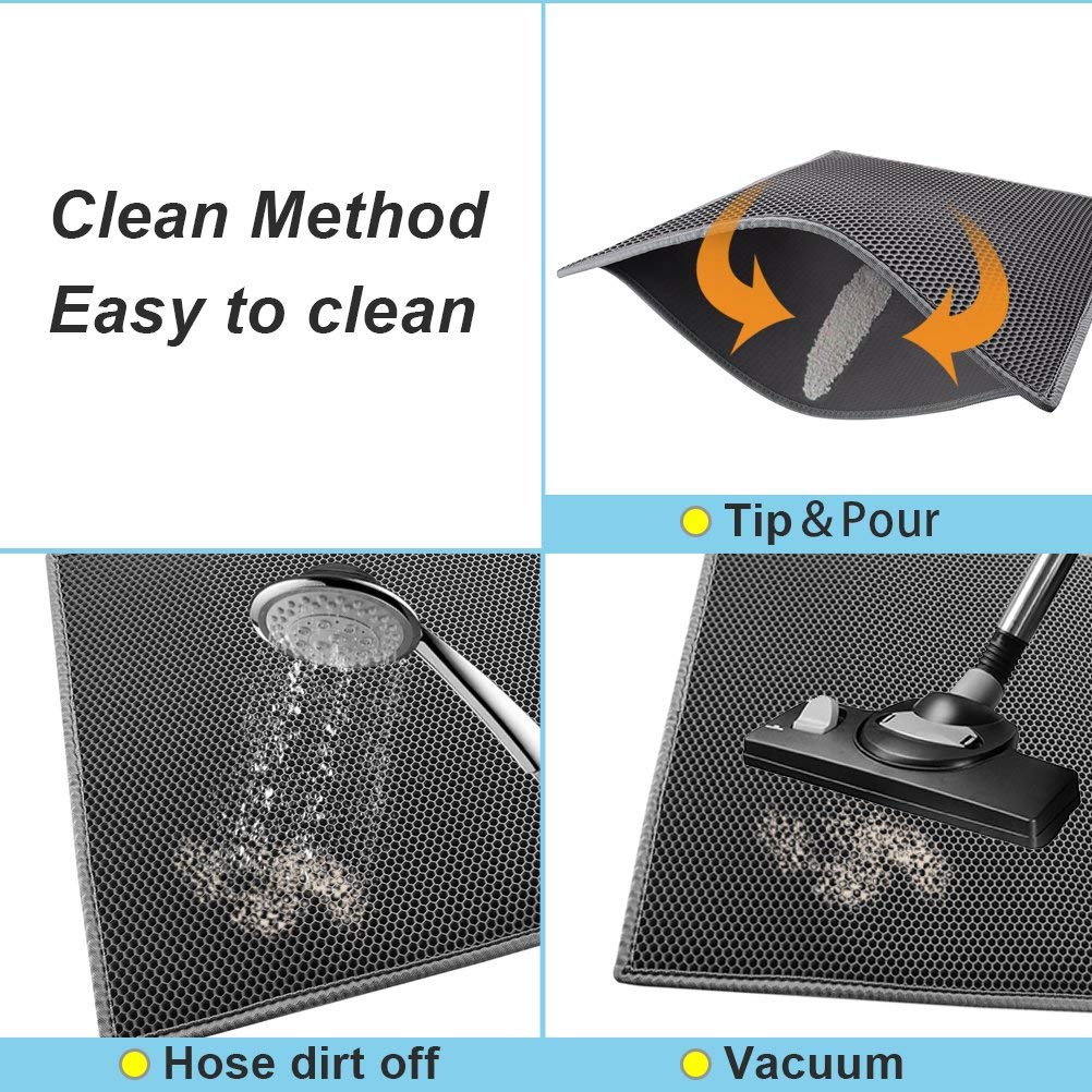 Pieviev durable cat mat withstands scratching and daily use.