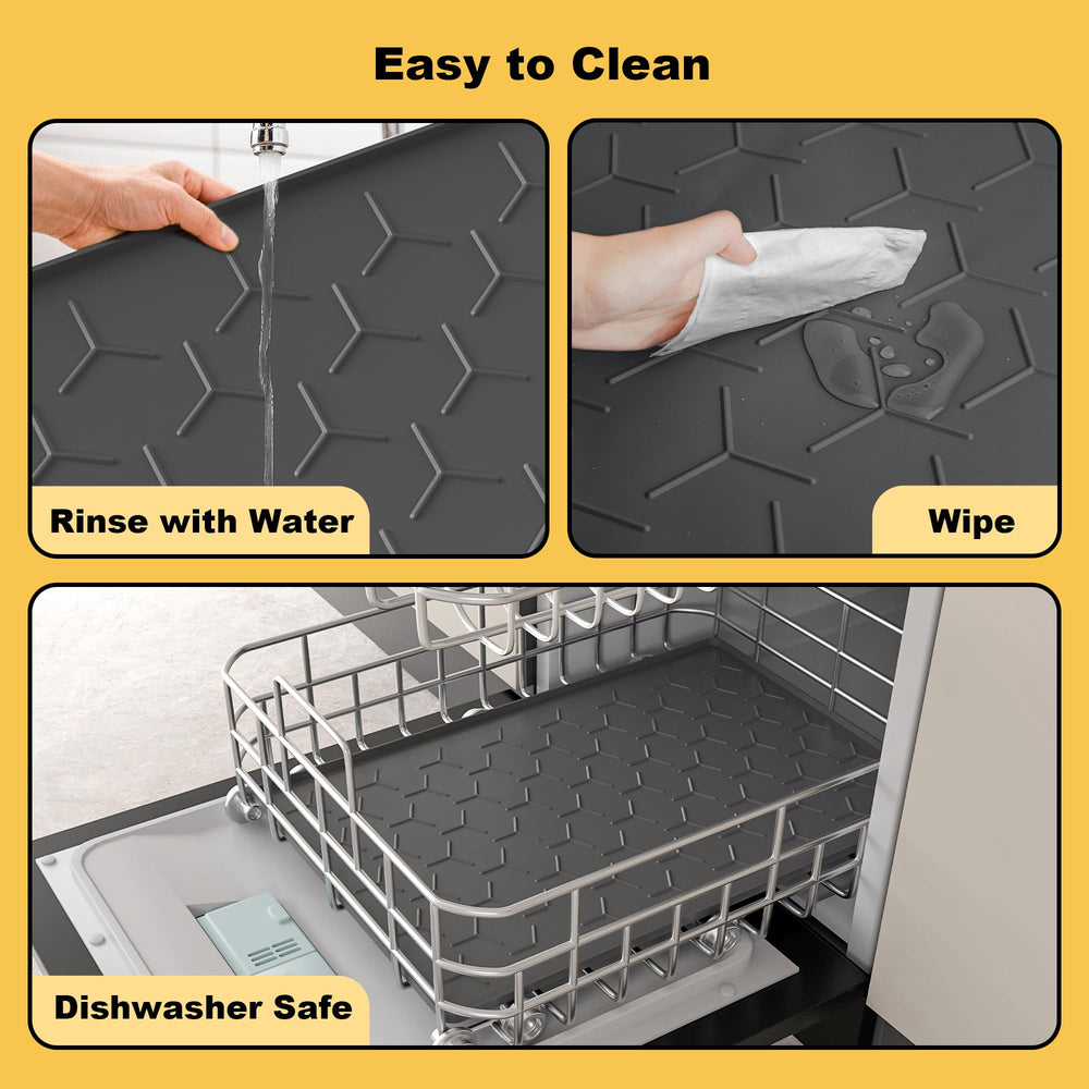 Pieviev durable food-grade silicone mat withstands daily use.