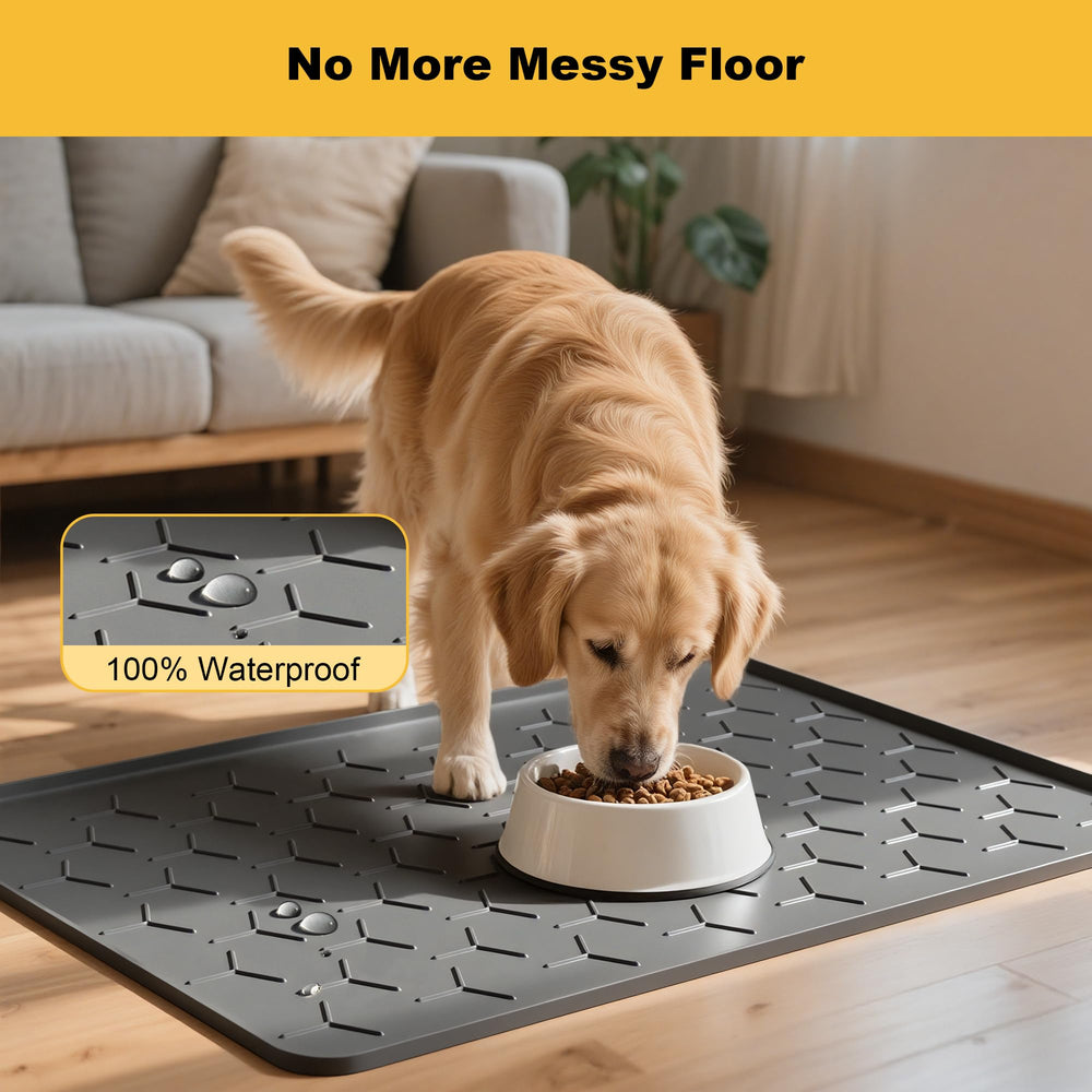 Pieviev easy-clean mat is dishwasher safe for quick maintenance.