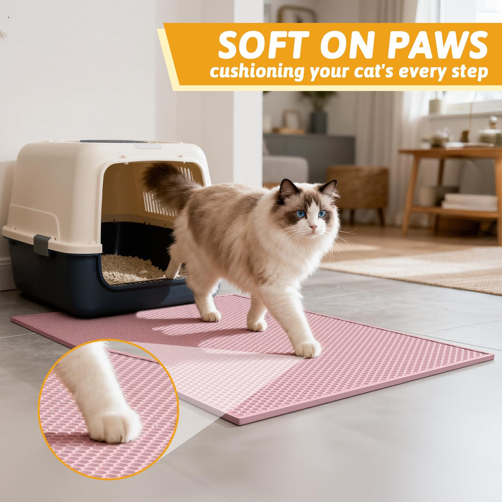 Pieviev washable mat cleans easily for quick upkeep.