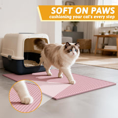 Pieviev washable mat cleans easily for quick upkeep.