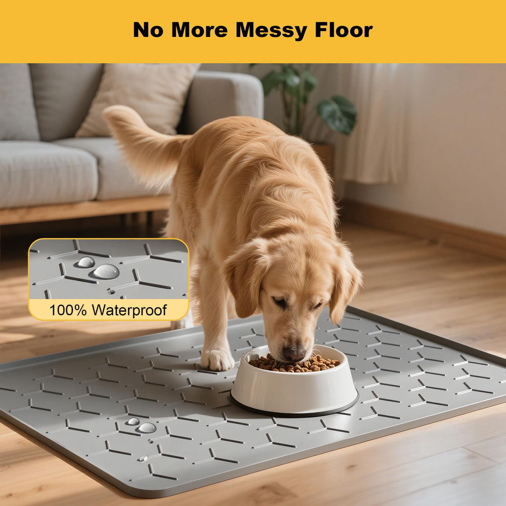 Pieviev waterproof mat protects floors from spills and water splashes