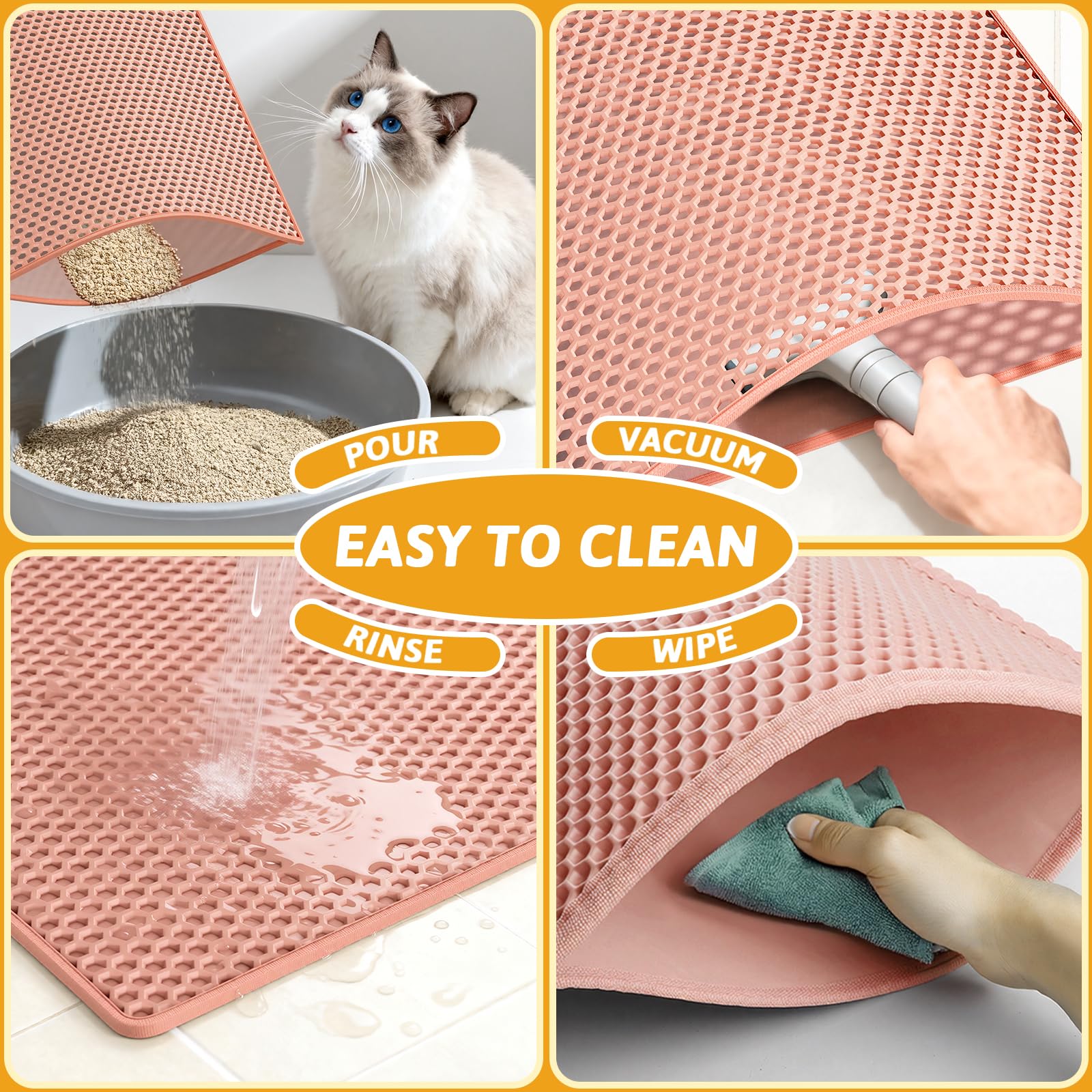 Pieviev large-hole litter trap design captures litter efficiently