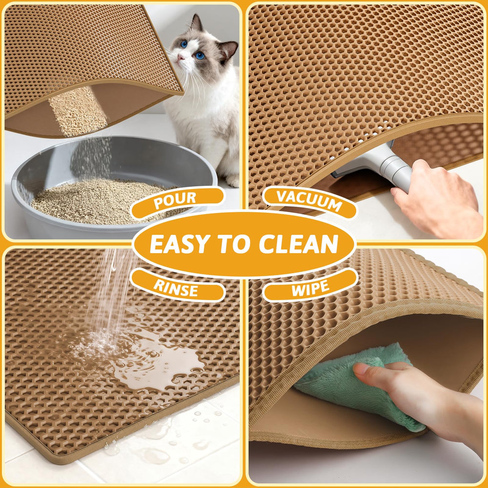Pieviev large-hole trapping design catches litter efficiently for quick cleanup.