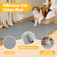 Pieviev mat under water bowl demonstrates versatile use and easy maintenance.