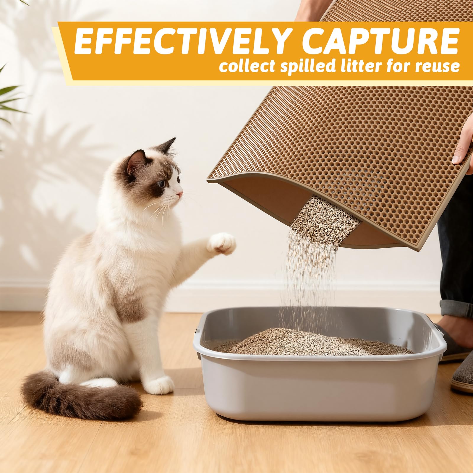 Pieviev waterproof bottom layer prevents spills and floor damage.