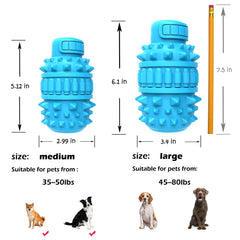 PIFFZEDO azure dog toy with squeak action, boosts interactive play.