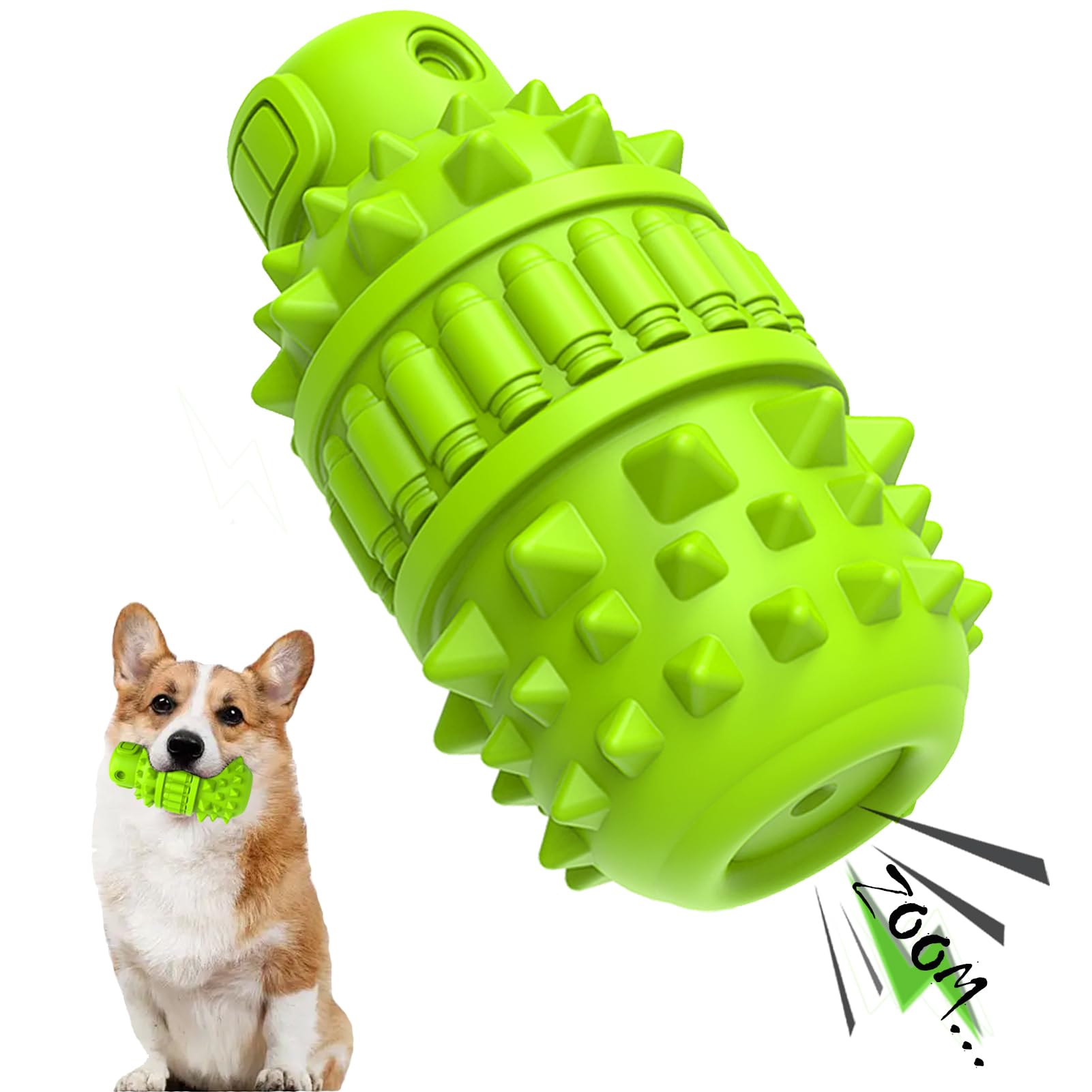 PIFFZEDO milk flavor dog toy for aggressive chewers enhances engagement