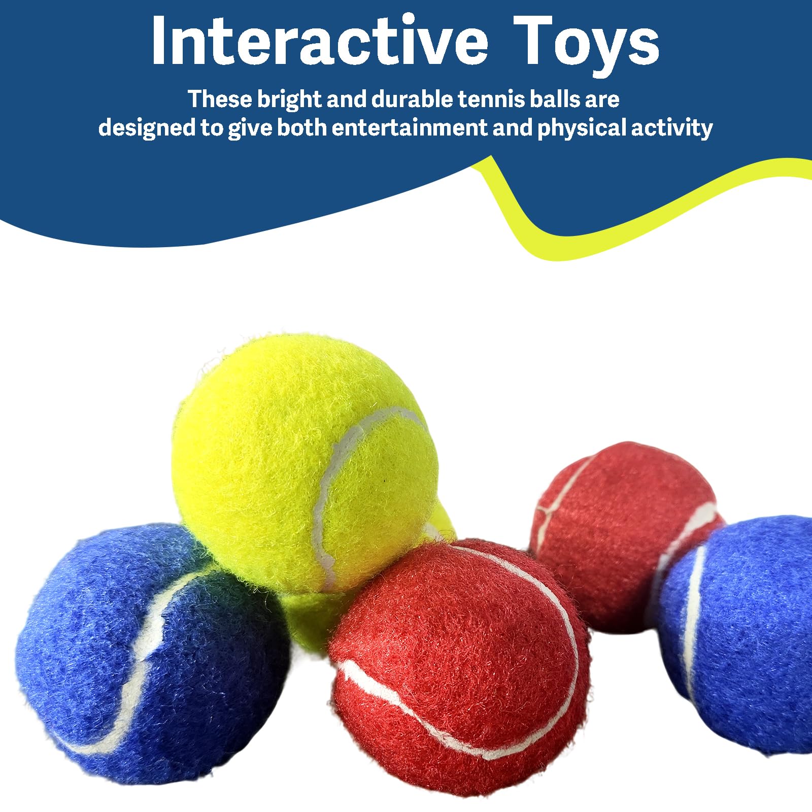 Bright yellow red and blue PIKASEN colours for high visibility during play