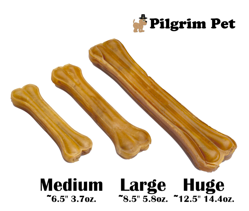 Pilgrim Pet 5-pack bone set shown from the back for value and build