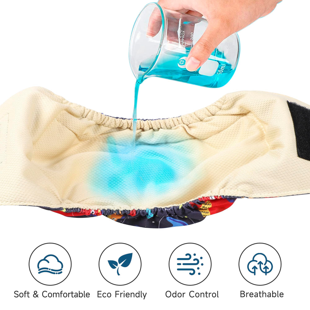 Pilviset Dino L belly band with adjustable Velcro showcases breathable comfort.