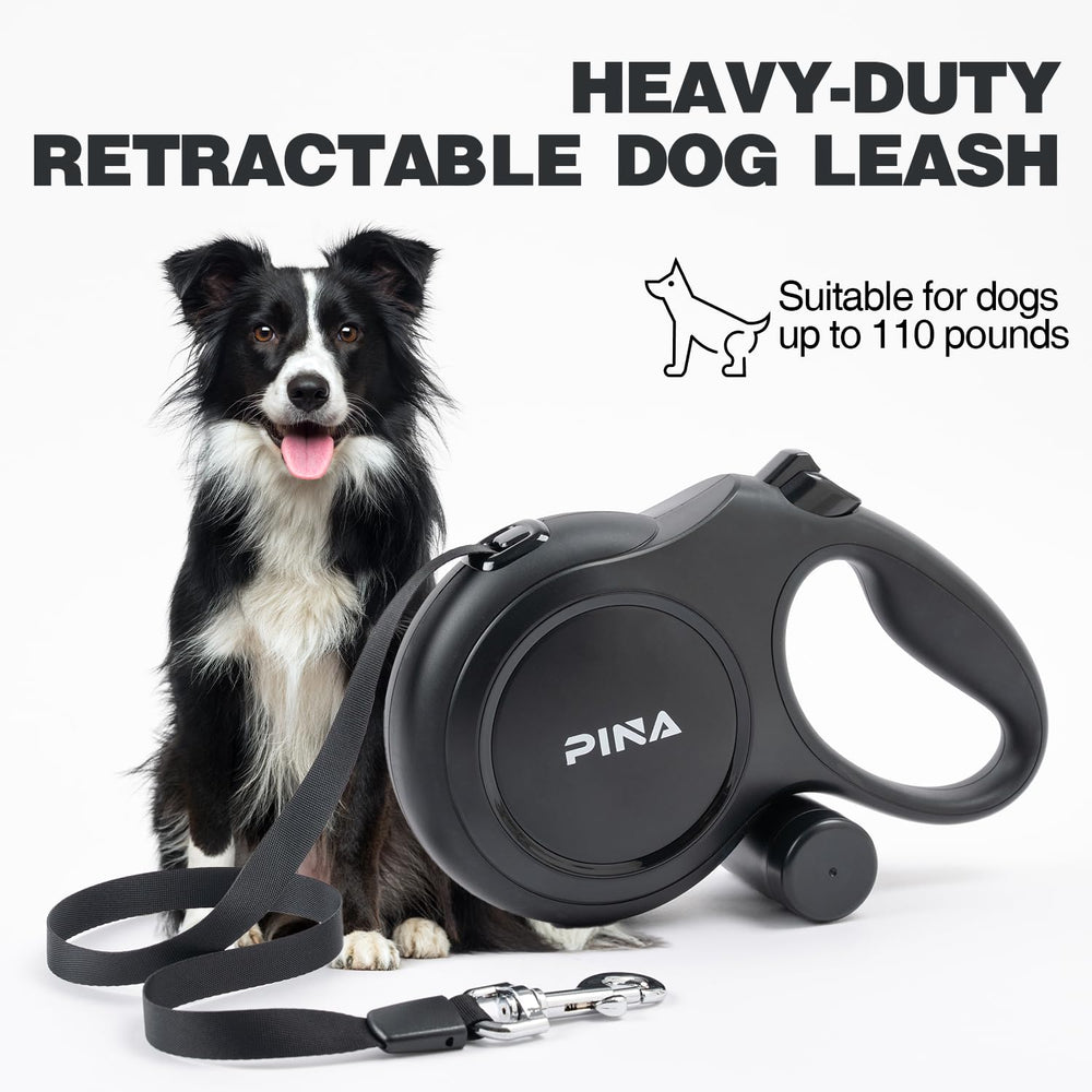 Pina 360-degree tangle-free retraction keeps leash smooth during runs