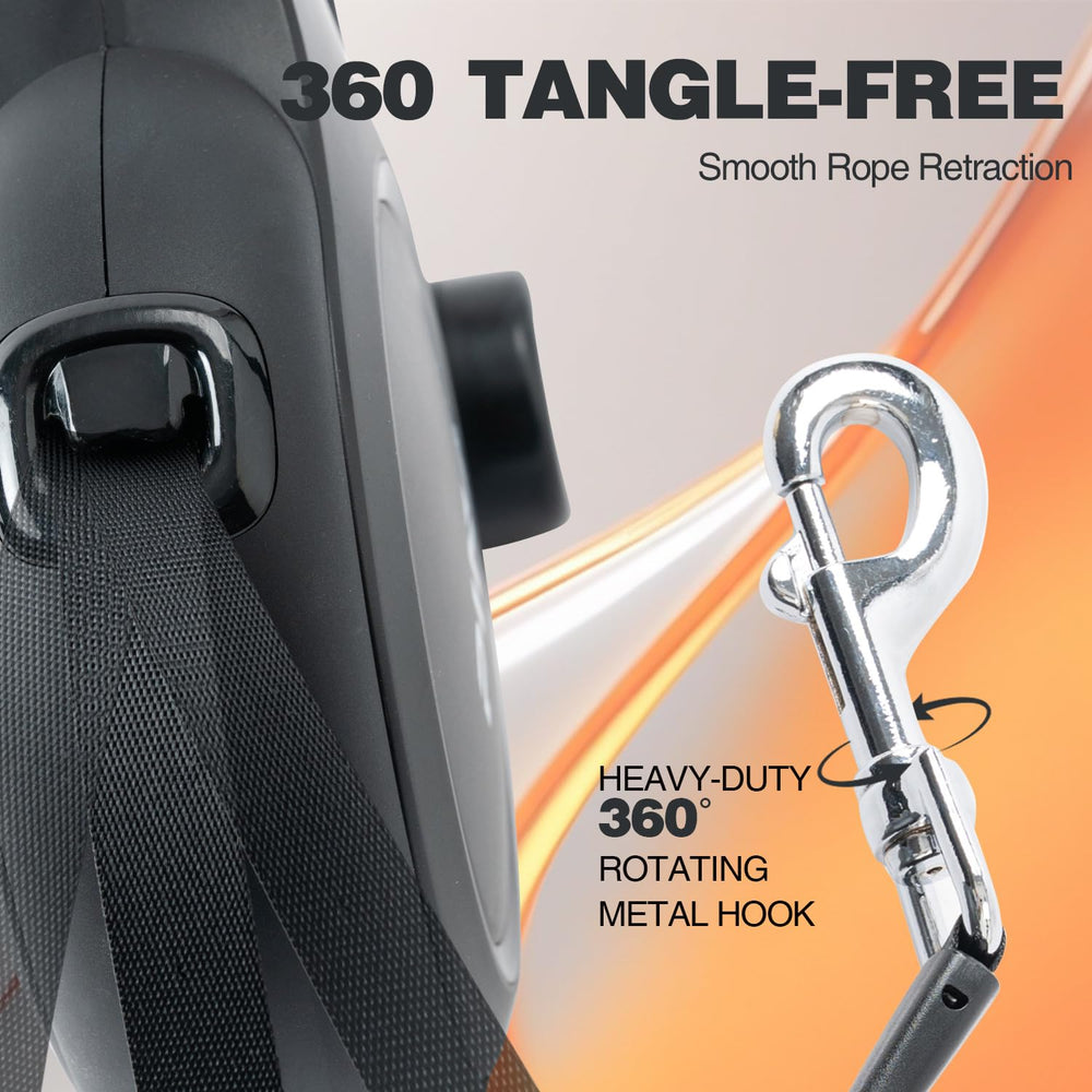 Pina heavy-duty ABS-bodied leash supports strong, reliable pulls