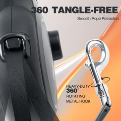 Pina heavy-duty ABS-bodied leash supports strong, reliable pulls