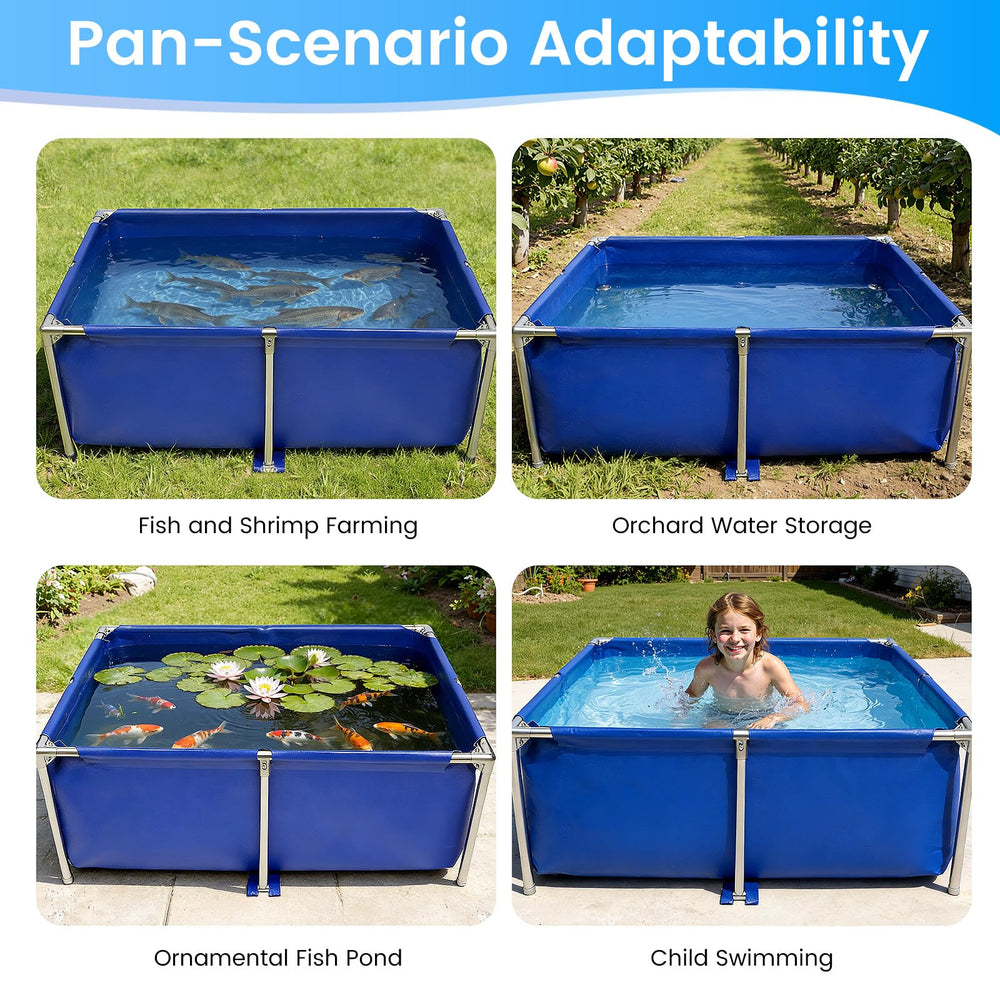 Pinelicorn foldable water storage display tank for easy storage.