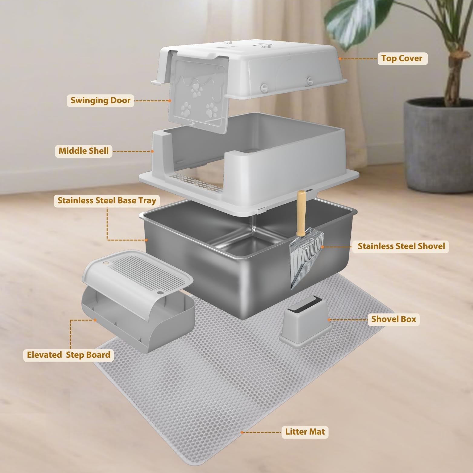 PINENEST XXXXL semi enclosed design for ventilation