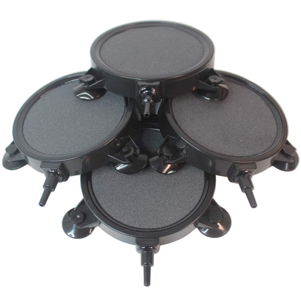 PINVNBY 4.2-inch air stone disc bubbles evenly to oxygenate tanks