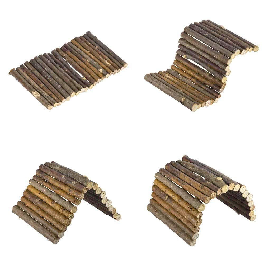 PINVNBY adjustable wooden fence bridge helps connect multiple habitats.
