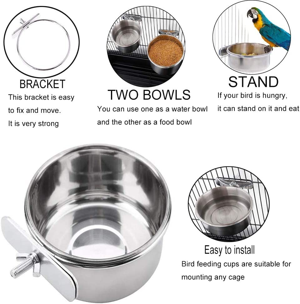PINVNBY clamp holder secures cups inside cages for easy access.