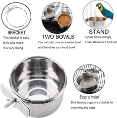 PINVNBY clamp holder secures cups inside cages for easy access.