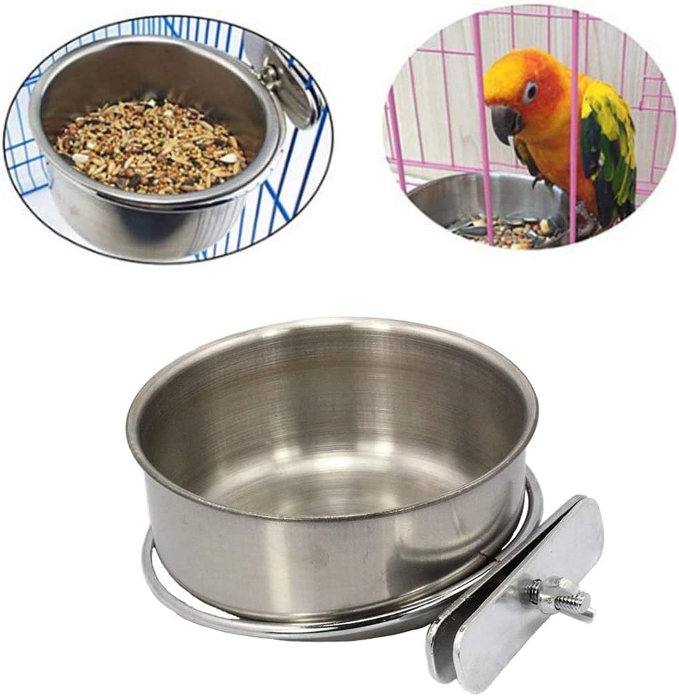 PINVNBY parrot feeding cups are dishwasher-safe for quick cleanup.