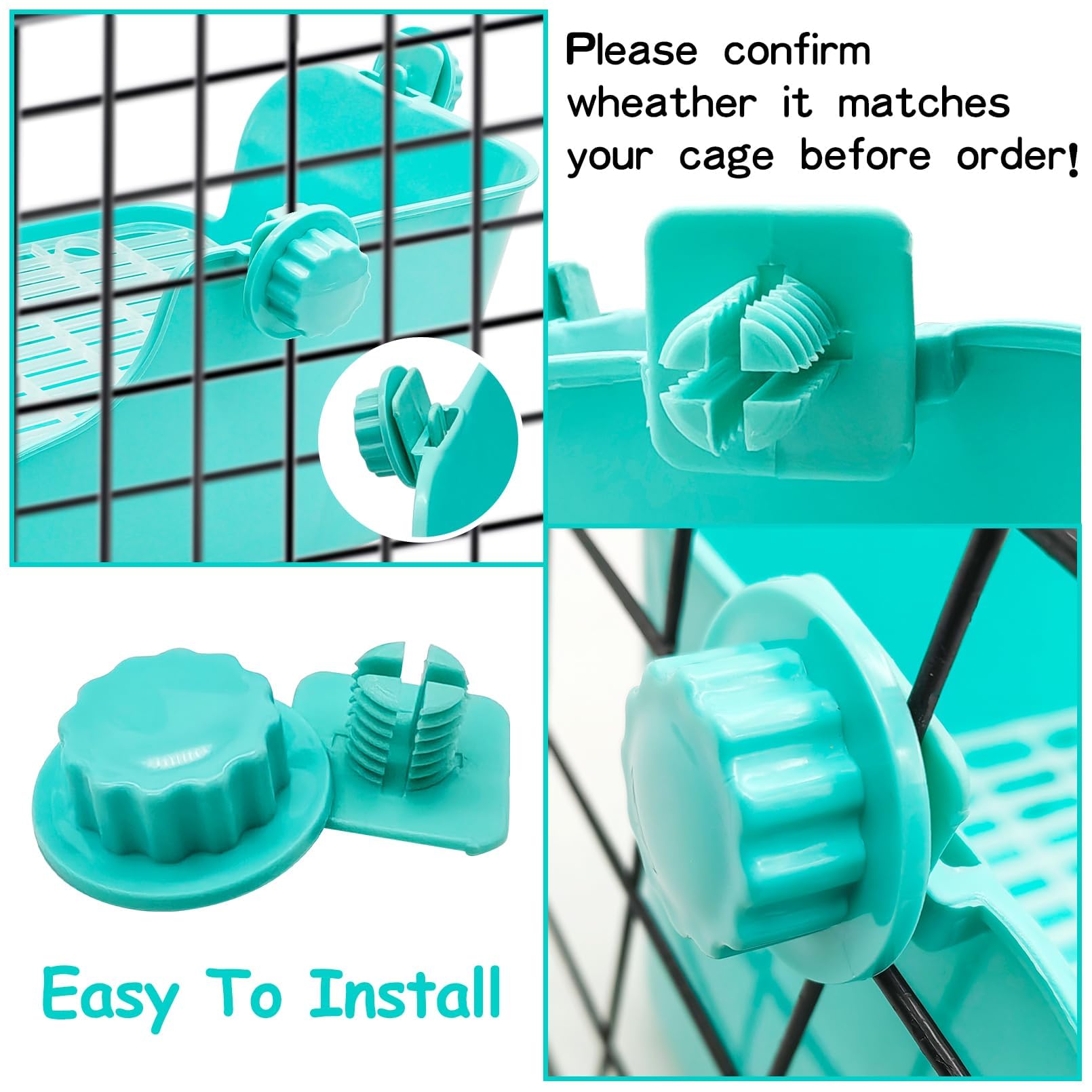 PINVNBY easy-clean litter box; simple rinse for freshness