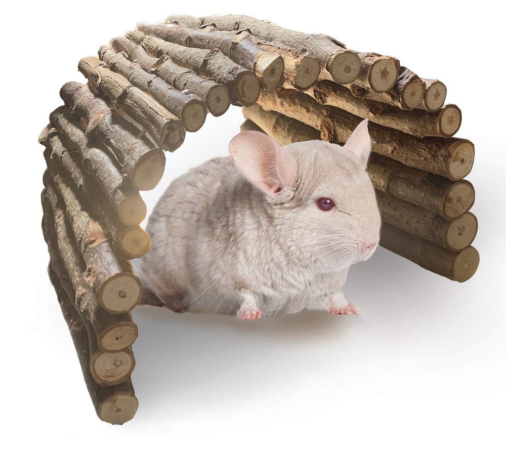 PINVNBY Guinea Pig Ladder Bridge wide for climbing and hiding in habitats.