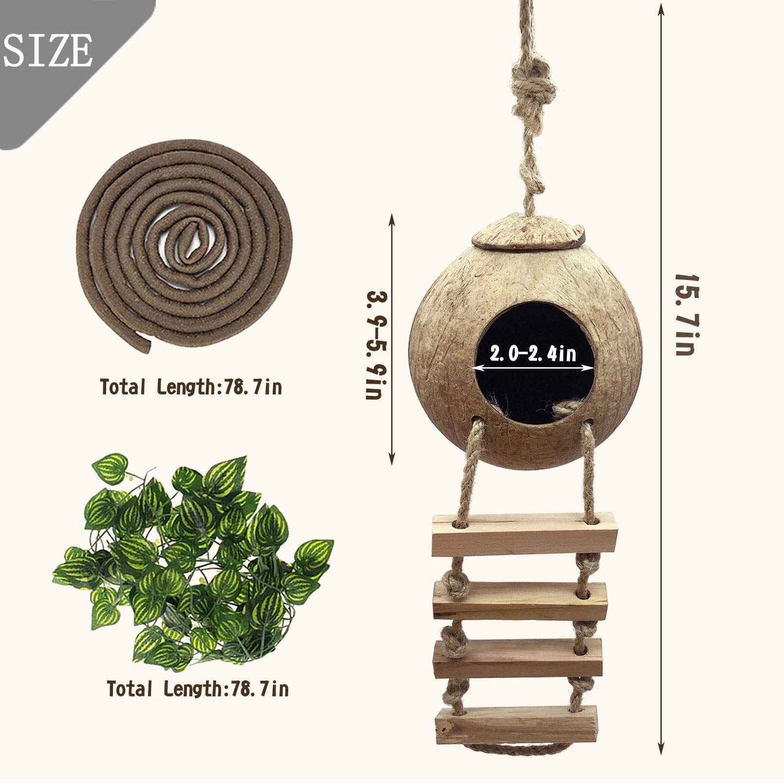 PINVNBY hanging loop design lets you position the hut securely