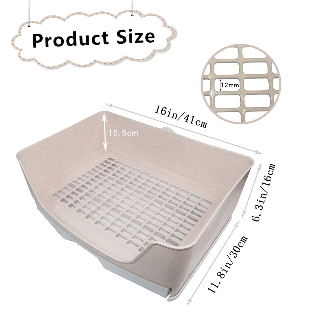 PINVNBY litter box with removable drawer makes cleaning effortless.