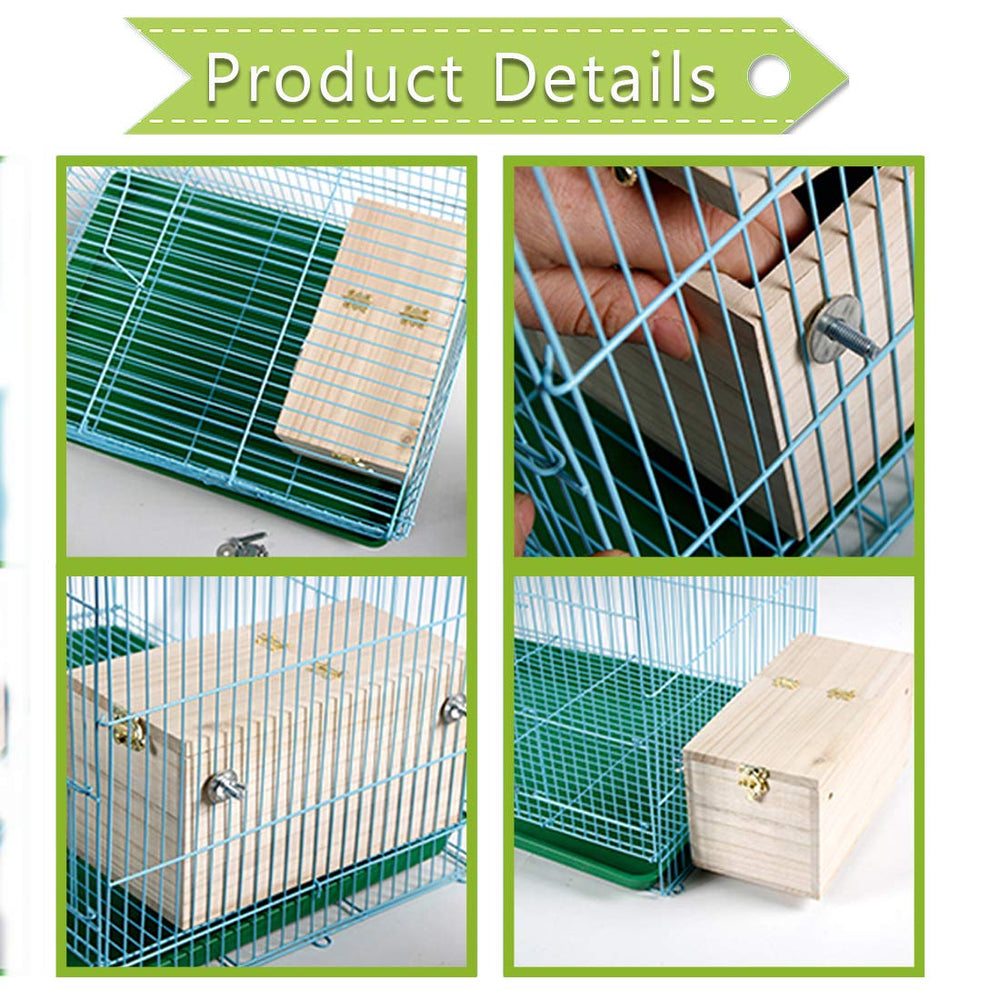 PINVNBY parakeet nesting box XL size, suitable for medium-sized birds.