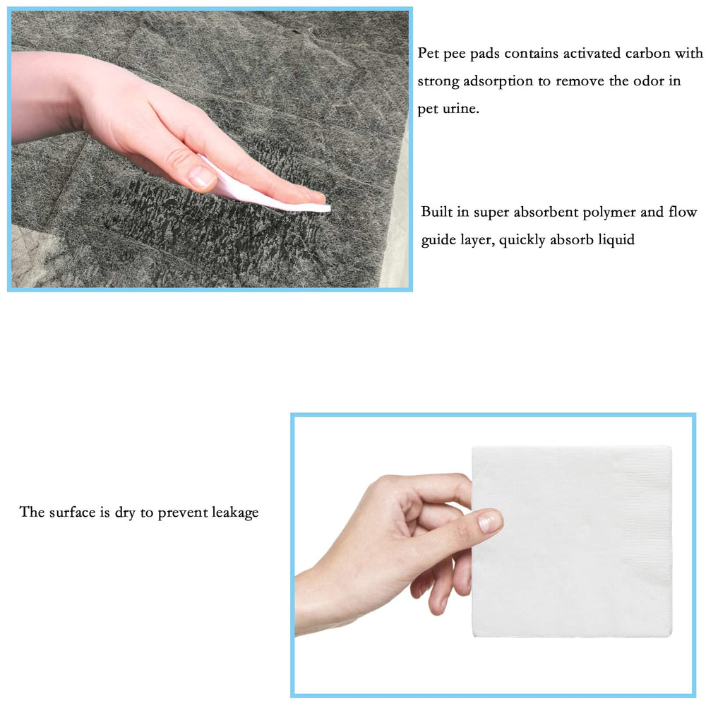 PINVNBY 5 layer design pee pad demonstrates strong absorption and leak protection