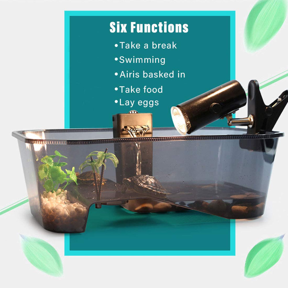 PINVNBY turtle tank packaging accessories facilitate quick setup.