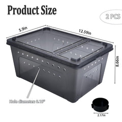 PINVNBY transparent terrarium body for clear observation