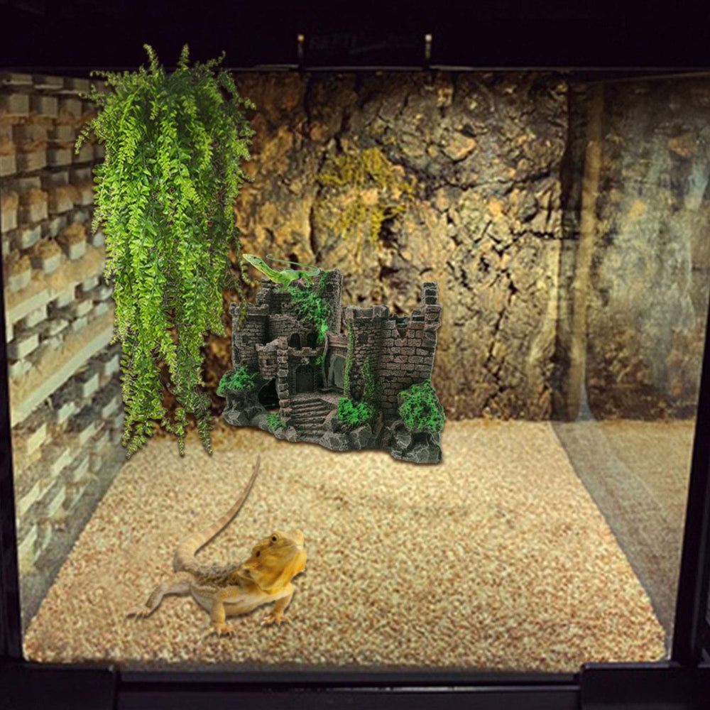 PINVNBY tank-scene decoration boosts visual appeal and shelter