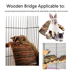 PINVNBY small animal hideout bridge offering a safe retreat and play space.