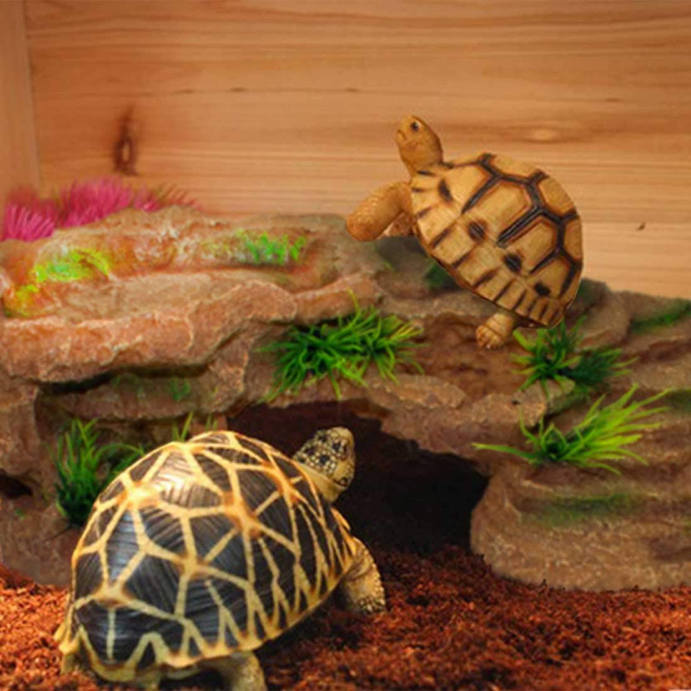 PINVNBY Turtle Basking Platform detail material highlighting durable colorfast resin