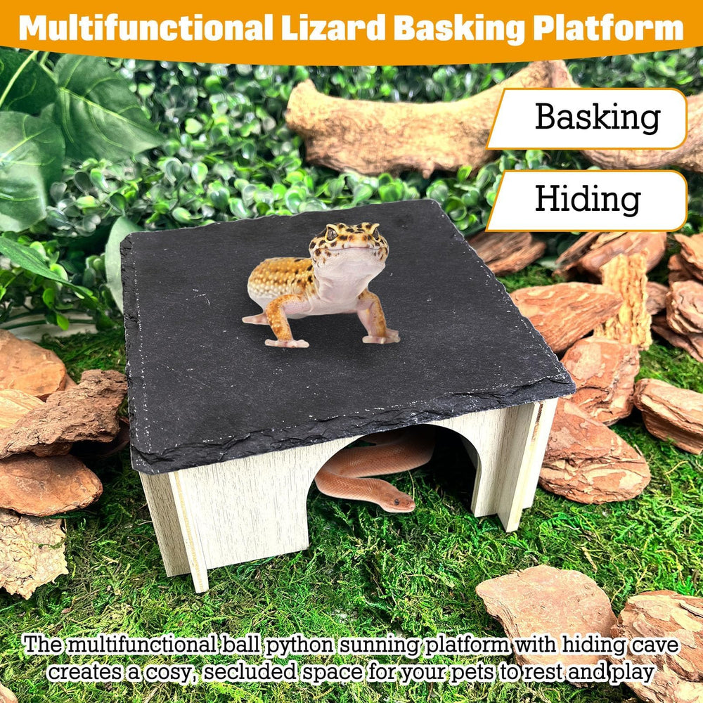 PINVNBY wooden frame with anti-slip base keeps platform stable.