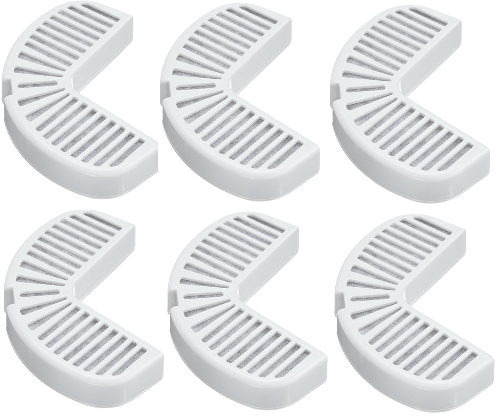 Pioneer Pet replacement filters for ceramic and stainless fountains maintain fresh water with carbon filtration
