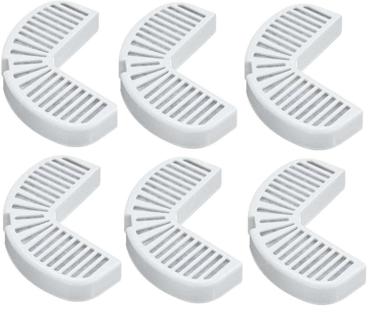 Pioneer Pet replacement filters for ceramic and stainless fountains maintain fresh water with carbon filtration