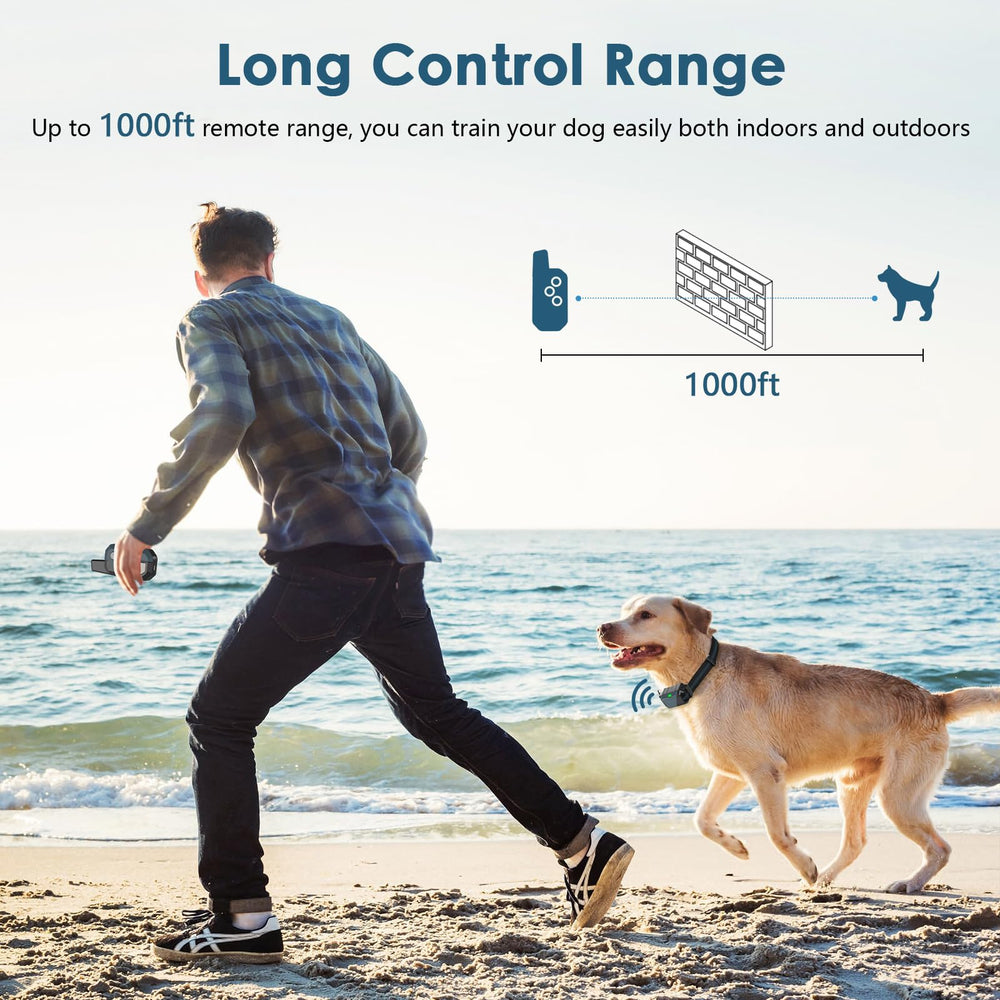 PIOUNS Shock Collar battery display helps monitor power on the go.