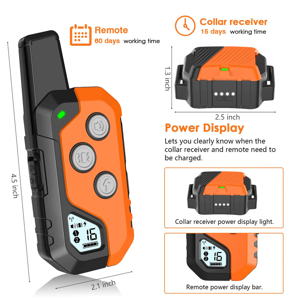 PIOUNS collar Beep mode cue for quick alerts during training.