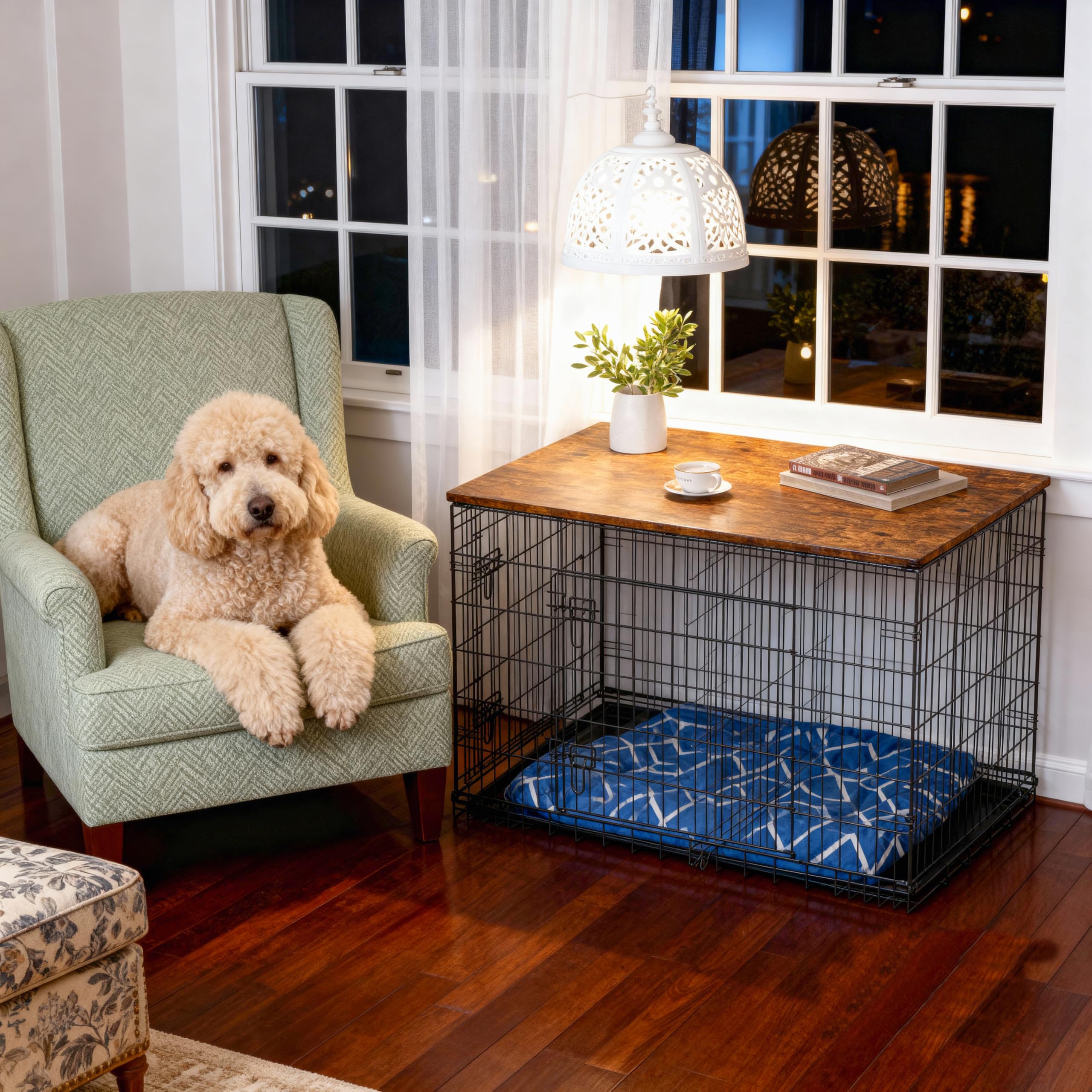 Piskyet 30-inch topper offers versatile style for compact rooms and decor.