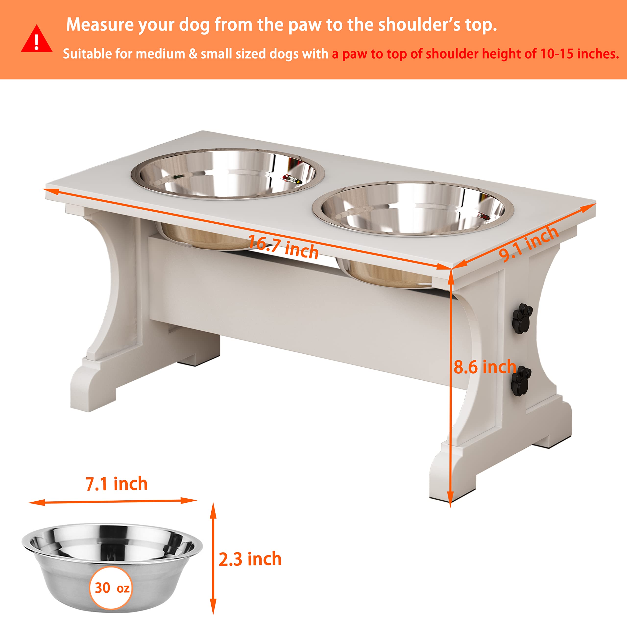 Piskyet two stainless steel bowls offer durable, hygienic dining.