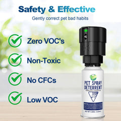 Piutezo cat deterrent refill label detail communicates safety and usage tips