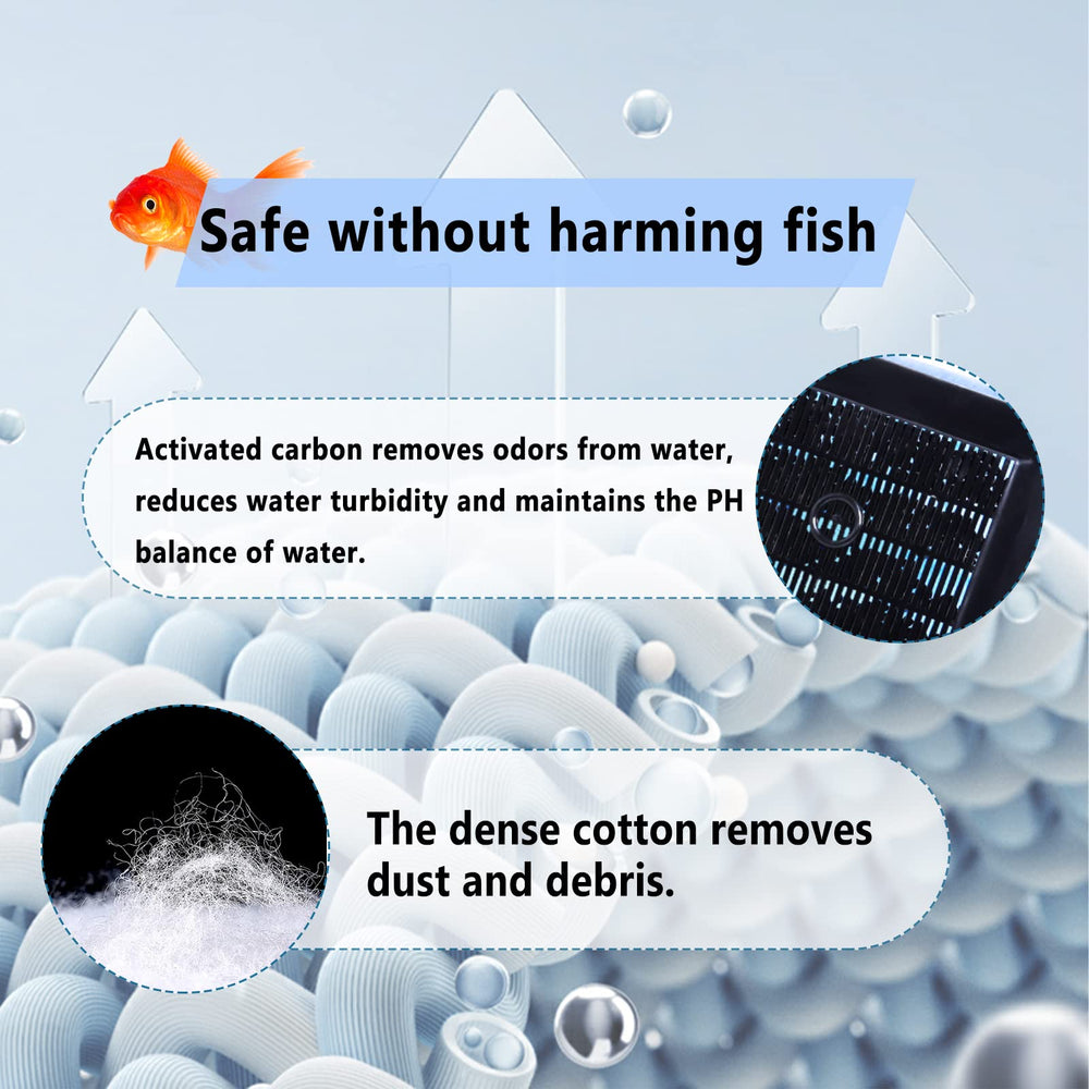 Piwerod EZ-Change 2 filter cotton detail shows durable debris capture for clean water.