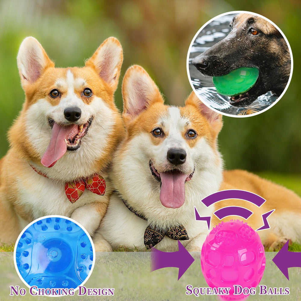 PJDH 3 inch green floating squeaky ball for pool and water play.
