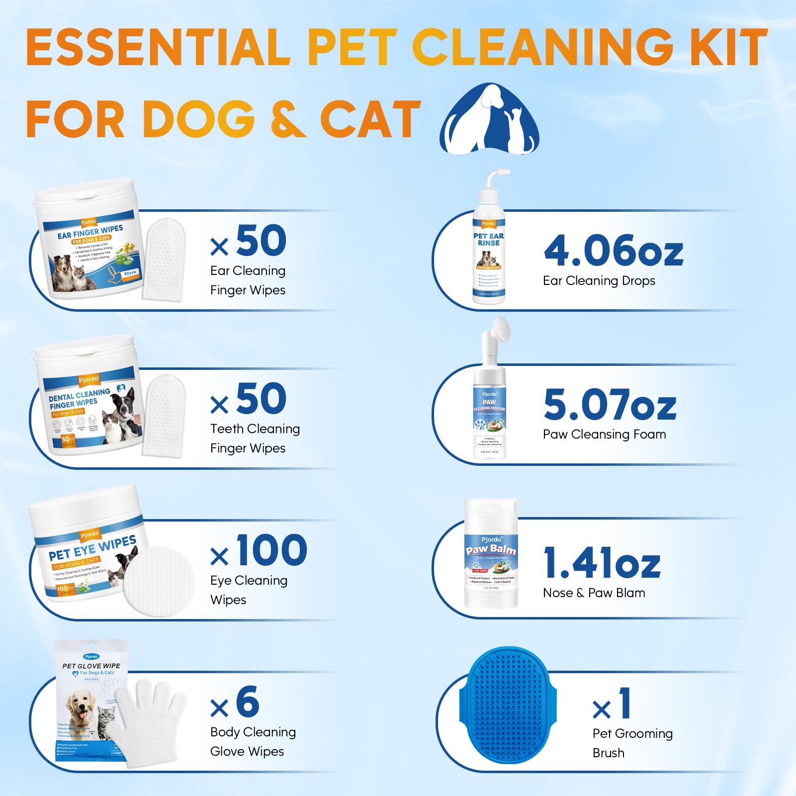 Pjordo ear cleaning finger wipes reach deep into ears to remove dirt and odor.
